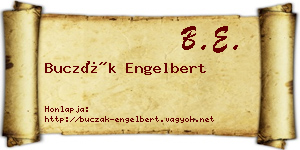 Buczák Engelbert névjegykártya